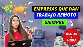 Gana $35 x hora Trabaja Desde Casa y gana dinero en internet sin experiencia con estas empresas