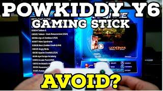 Powkiddy Y6 Wireless 3D Gaming Stick Review: Emulation on a Stick