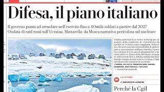 RASSEGNA STAMPA 9 MARZO 2025 QUOTIDIANI NAZIONALI ITALIANI  PRIME PAGINE DEI GIORNALI DI OGGI