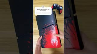 How to Replace PS5 Slim with a Brand New Spider-Man Faceplate? #gaming #ps5 ##spiderman #playstation