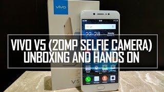 Vivo V5 (20MP Selfie Camera) Unboxing, Hands on and USB OTG