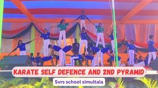 Karate, self defence and pyramid performed by svrs students simultala @ksfactshub  #selfdefence