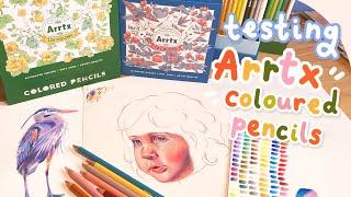 Testing out Arrtx Coloured pencils | First impressions!