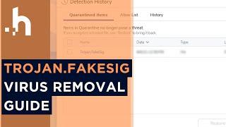 Remove Trojan.FakeSig Malware From PC (Easy Tutorial)