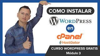 Como instalar WordPress en cPanel  Español  Paso a Paso