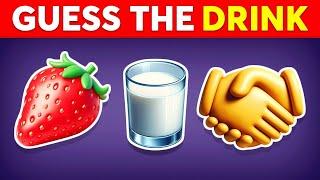 guess the drink by emoji || emoji drink quiz || guess the drinks emoji || FOOD & DRINK Edition ||