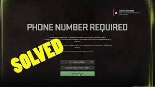How to fix the mobile phone verification issue in Warzone 2 and Modern Warfare 2