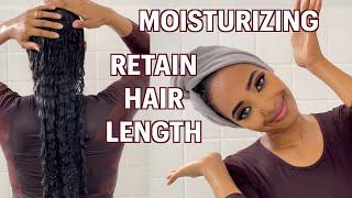 I Grew My Hair 30 inches! How to Stretch Curly Hair to Retain Length | Amena Teferi