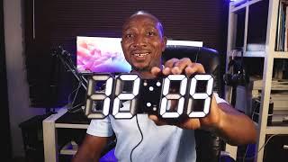 3D LED Alarm Clock | Review & Settings