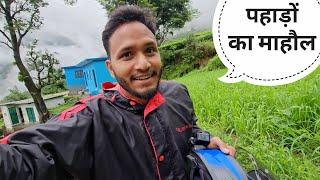 बरसात खूबसूरती के साथ खतरनाक भी || Pahadi Lifestyle Vlog || Pahadi Biker || Alok Rana