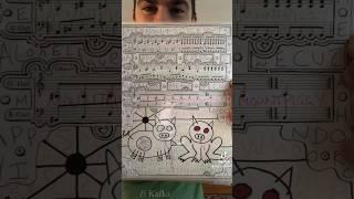 Two Pigs Trippin’ Under Sheet Music #art #sheetmusic #drawing #artist