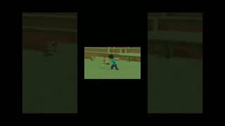 3D Steve dance in Minecraft