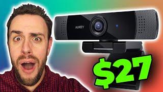 This $27 Aukey Webcam Is INSANE!