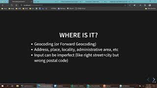 8 - HERE Geocoder and Search APIs