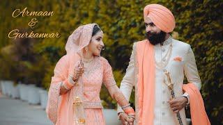 Best Punjabi Wedding Highlights of Armaan & Gurkanwar in Mohali | Photography by Sants Photography |