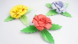 Beautiful Paper Rose - Easy DIY TCraft