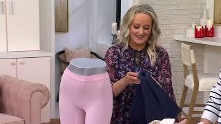 Breezies Set of 4 Cotton Long Line Panty Pack on QVC