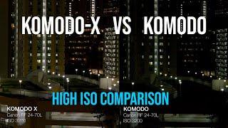 RED Komodo-X vs Komodo - High ISO Footage Comparison