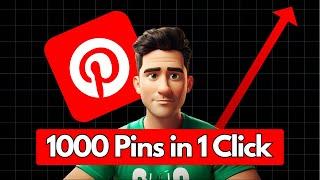 This Pinterest Automation Tool Generates 1000 Pins in 1 CLICK