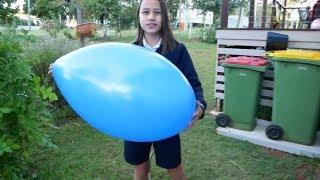 Balloon blowing challenge