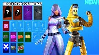 *NEW* Encrypted Emote & Skins..! (P-1000 MECHA Peely, Davinci) Fortnite Battle Royale