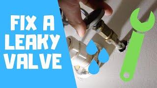 How To Fix A Leaky Shut Off Valve