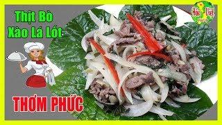  Thịt Bò Xào Lá Lốt Chuẩn Vị | Hồn Việt Food