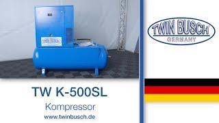 TW K-500SL : Der 500 Liter Schrauben-Kompressor von TWIN BUSCH®