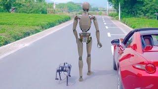 Wonder Studio Ai | Robot Walking Robot Mocap Test ~ Future of Robotics?? Unitree Robot
