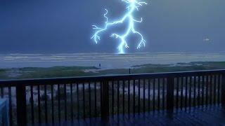 Crazy Lightning Storm at the Beach House! | DITL 5.27.16