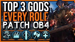 Top 3 Gods For EVERY ROLE (w/ Builds) To Carry In Patch OB4 - SMITE 2 Guide!