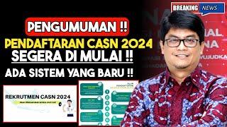 SUDAH MUNCUL‼️BUKTI PENDAFTARAN PPPK DAN CPNS 2024 SEGERA DI MULAI‼️