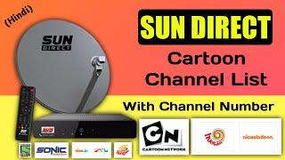 Sun Direct Cartoon Channels List With Channel Number | Sun Direct Cartoon Network Channel Number