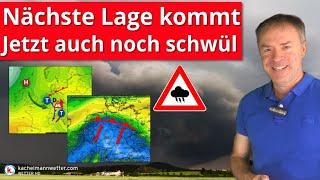 Es geht weiter - Nächste Gewitterlage mit Unwettergefahr steht an