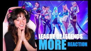 K/DA - MORE [OFFICIAL MUSIC VIDEO] REACTION