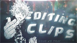 Gojo VS Toji - Editing clips (no dead frames) !