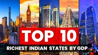 Top 10 Richest States In India 2024 | Top 10 Developed States In India | Richest States By GDP PPP