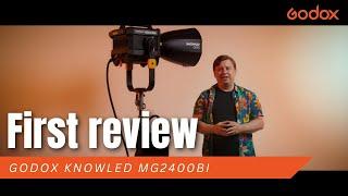 ⭐First review of Godox MG2400Bi ⭐ We tested the world's first Knowled 2600W professional light!