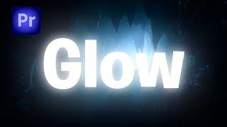 How To Make Glowing Text Effect In Premiere Pro