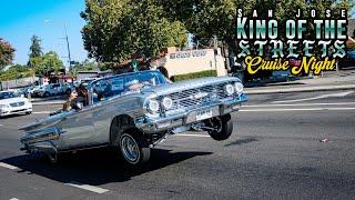 LOWRIDERS HOPPING & CRUISING THE STREETS OF SAN JOSE AFTER KING OF THE STREETS!