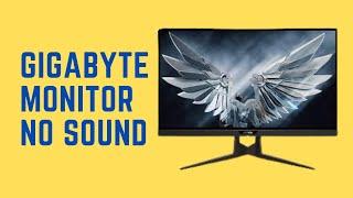 Fixing No Sound Issue on Gigabyte Monitors - HDMI Audio Troubleshooting Guide