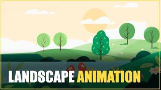 Landscape Forest Animation in After Effects Tutorial