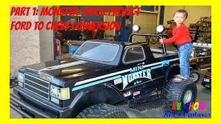 Part 1: Mini Monster Truck Project! Ford To Chevy Conversion