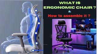 Ergonomic chair | How to assemble | Ticova | Amazone | Clints tech