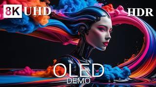 OLED DEMO: 8K HDR Screen & Internet Speed Test