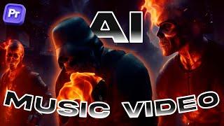 How to Create a MUSIC VIDEO using AI in Premiere Pro!!