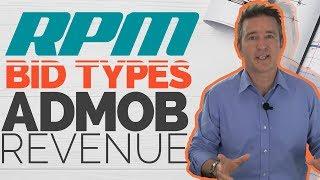 RPM, Bid Types, and AdMob Revenue