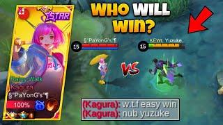 Yuzuke Vs Top 1 Supreme Kagura in Ranked Game! | Damage Hack vs Lifesteal Hack!  | Who Will Win?! 