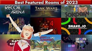 Rec Room's 10 Favorite Rooms & Games of 2023 Revealed! | Best Featured Rooms 2023 #RecRoom