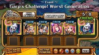 GARP'S CHALLENGE WORST GENERATION vs INT - YAMATO TEAM OPTC